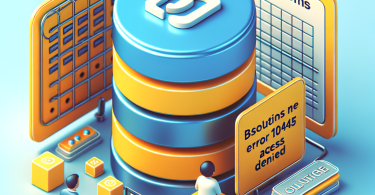 MariaDB Hatası 1045 Access Denied Çözüm Yöntemleri