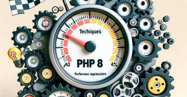 PHP 8 ile Performans Optimizasyon Teknikleri