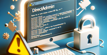 DirectAdmin SSL Hatası ve Çözüm Yolları