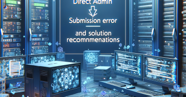 "DirectAdmin Gönderim Hatası ve Çözüm Önerileri"